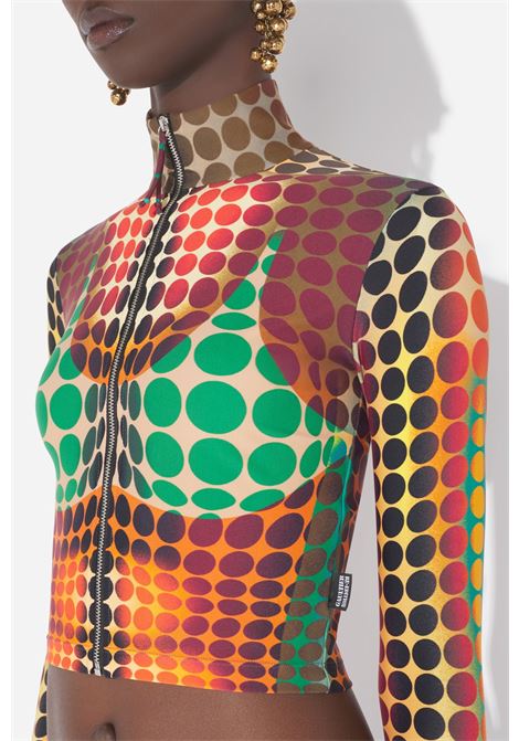 top high neck ls donna multicolor JEAN PAUL GAULTIER | 26/01-W-TO443-J042P155060